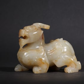 Hetian Jade unicorn