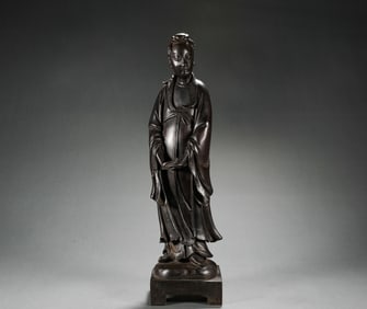 Bronze Buddha statue of Ming Dynasty