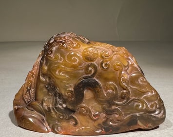 QING DYNASTY SHOUSHAN STONE SEAL
