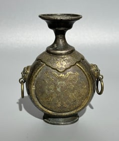 QING DYNASTY STERLING SILVER ORNAMENTS