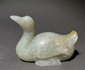 MING DYNASTY JADE GOOSE