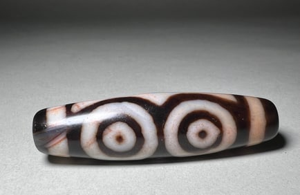 CINNABAR DZI BEADS