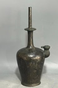 GORYEO BRONZE AND SILVER PURE VASE