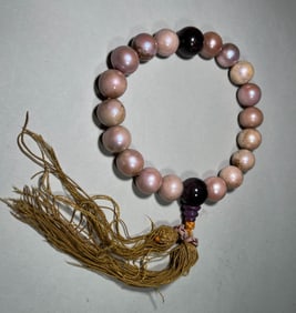 QING DYNASTY PINK PEARL EIGHTEEN SEEDS