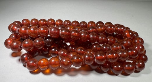 QING DYNASTY 108 AMBER