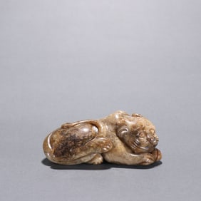 MING DYNASTY JADE TIGER