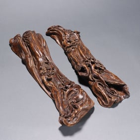 AGARWOOD RULER FROM THE QING DYNASTY