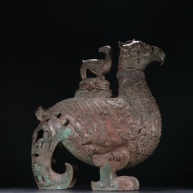 WARRING STATES BRONZE BIRD