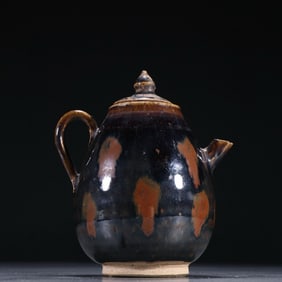 SONG DYNASTY BLACK GLAZE TEAPOT