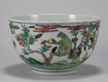 QING DYNASTY COLORFUL BOWL