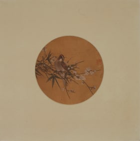 A Chinese painting of flowers and birds,Unknow mark