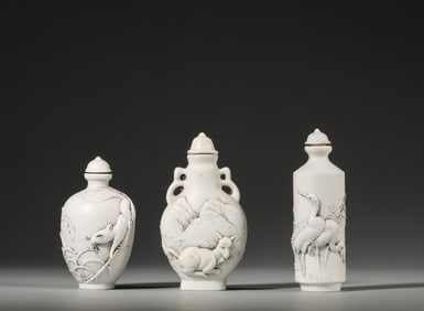 A set of snuff bottles,Qing Dynasty,China