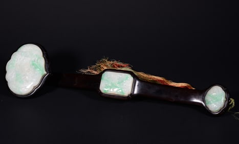QING DYNASTY JADE RUYI