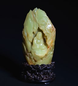 TOPAZ FIGURE ORNAMENTS FROM QING DYNASTY