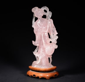 PINK CRYSTAL LADY'S ORNAMENTS