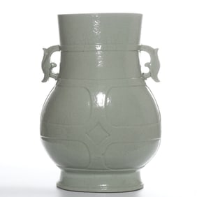 QING DYNASTY YONGZHENG OFFICIAL GLAZE AMPHORAE