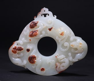 HAN DYNASTY DRAGON PATTERN JADE