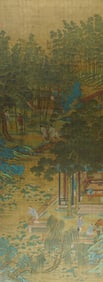 ANCIENT CHINESE INK LANDSCAPE PAINTING QIU YING