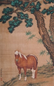 ANCIENT CHINESE INK PAINTING CASTIGLIONE