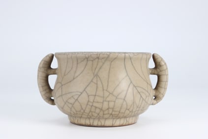 MING DYNASTY GE KILN INCENSE BURNER