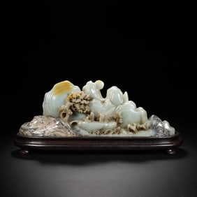 Mottled Jade Scholar Boulder