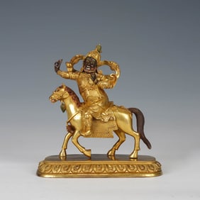 Gilt-Bronze Statue of Jambhala