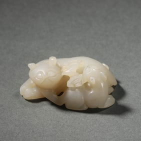 Carved jade ornament
