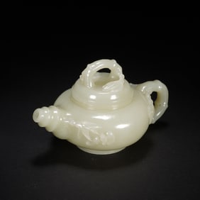 White Jade Bamboo Kettle