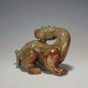 Jade Mythical Beast Carving
