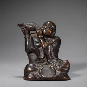 Carved Clay Figure Statue