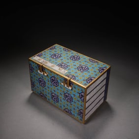 Cloisonne Enamel Painting Album Box