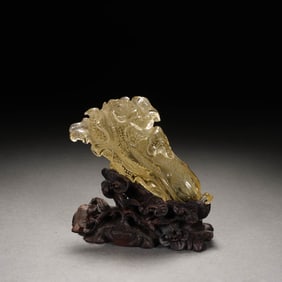 Rock Crystal Cabbage Ornament
