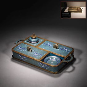 Cloisonne Enamel Opium Set