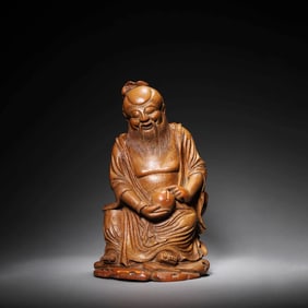 Bamboo Carving Of Immortal