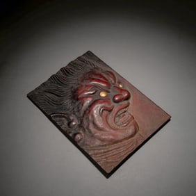 Painted?Bronze?Acala?Panel