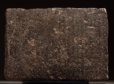 Tang Dynasty Seal Character Buddhist Scriptures Stone Slabs