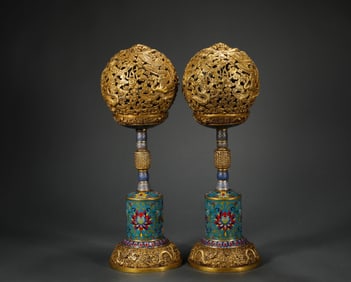Qing Dynasty Cloisonne Aromatherapy