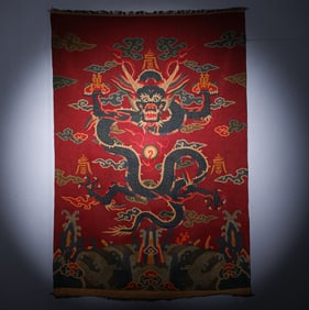 Qing Dynasty Dragon Pattern Kesi
