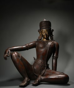The 8th Century Copper Buddha Statue