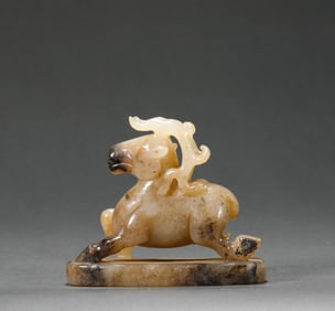 Han Dynasty Hetian Jade Deer