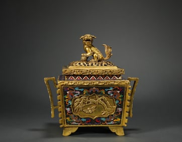 Qing Dynasty Cloisonne Aromatherapy