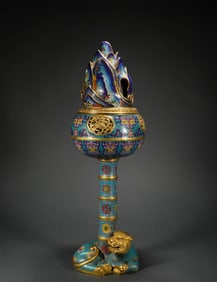 Qing Dynasty Qianlong Cloisonne Aromatherapy