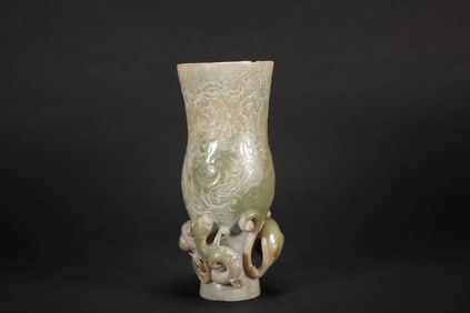 WARRING STATES HETIAN JADE CUP