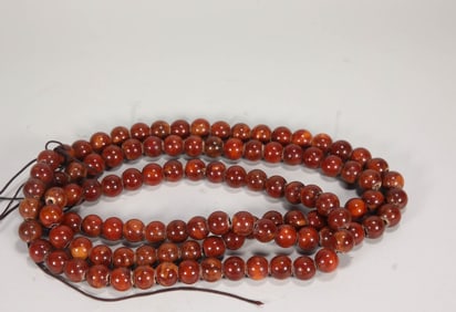 MING DYNASTY BEESWAX 108 BUDDHIST BEADS