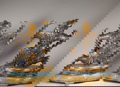 QING DYNASTY CLOISONN? HUREN