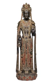 PAINTED BODHISATTVA OF THE NORTHERN DYNASTIES