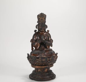 GILDED BODHISATTVA FROM LIAO DYNASTY
