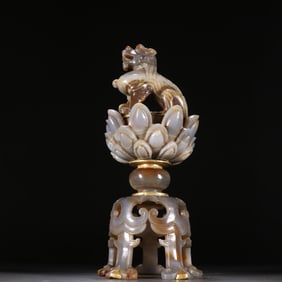 LIAO DYNASTY GOLD-PLATED INCENSE BURNER