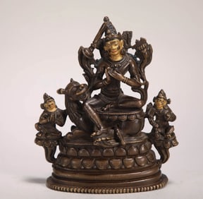13TH CENTURY COPPER ALLOY BUDDHA STATUE