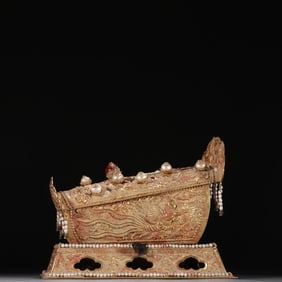 SILVER-GILT RELIC COFFIN FROM THE LIAO DYNASTY